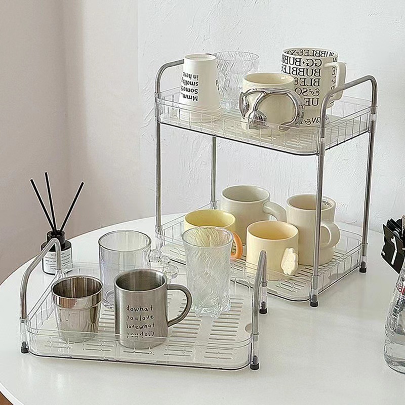 《2962》INS純白瀝水多功能收納架