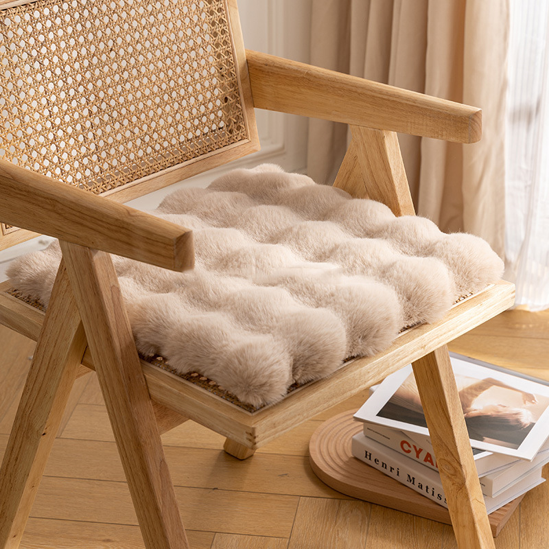 《2964》秋冬暖呼呼毛絨坐墊