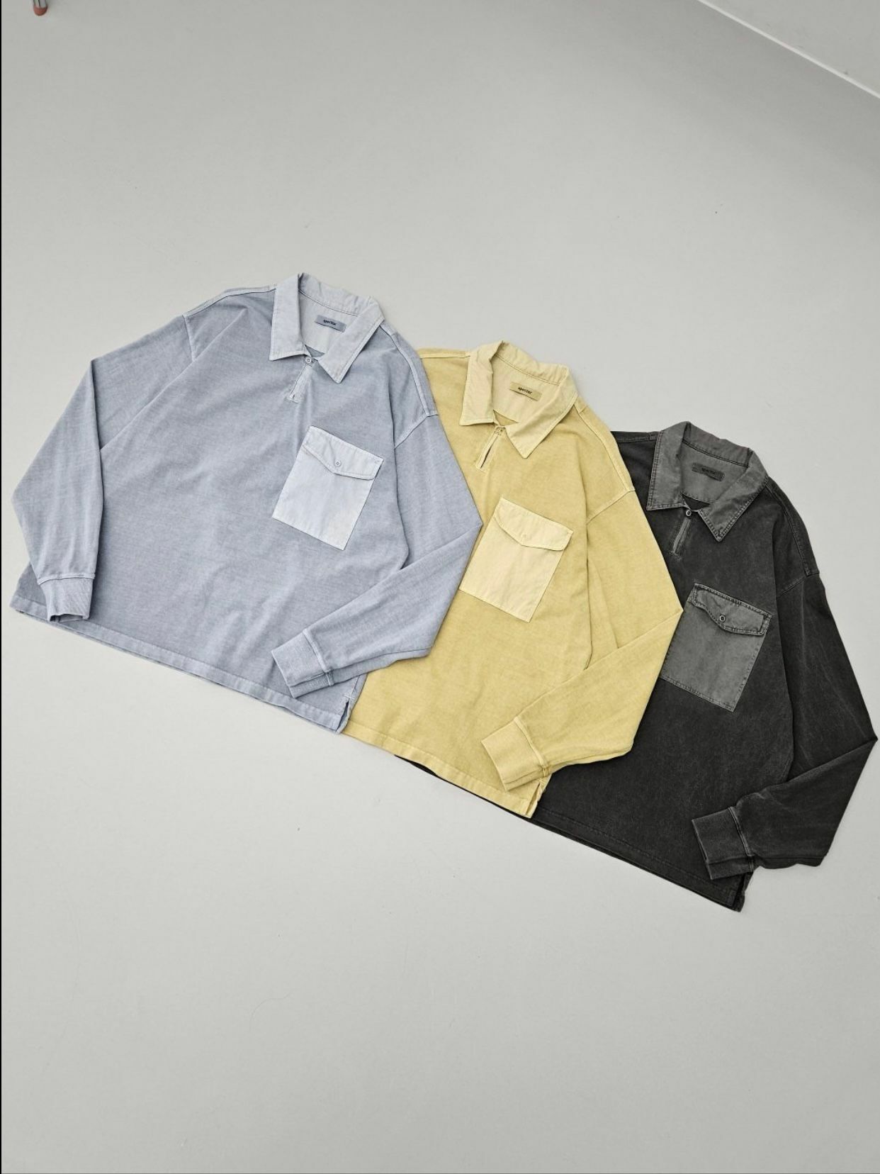 淨色長袖PoloTee SPECTOR-019T