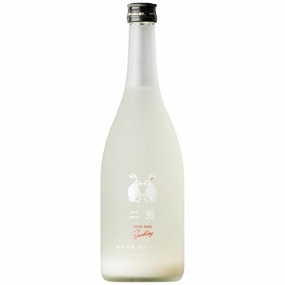 二兎　(二兔)　純米吟醸　雄町55　Sparkling　うすにごり　(薄濁)　生酒　720ml