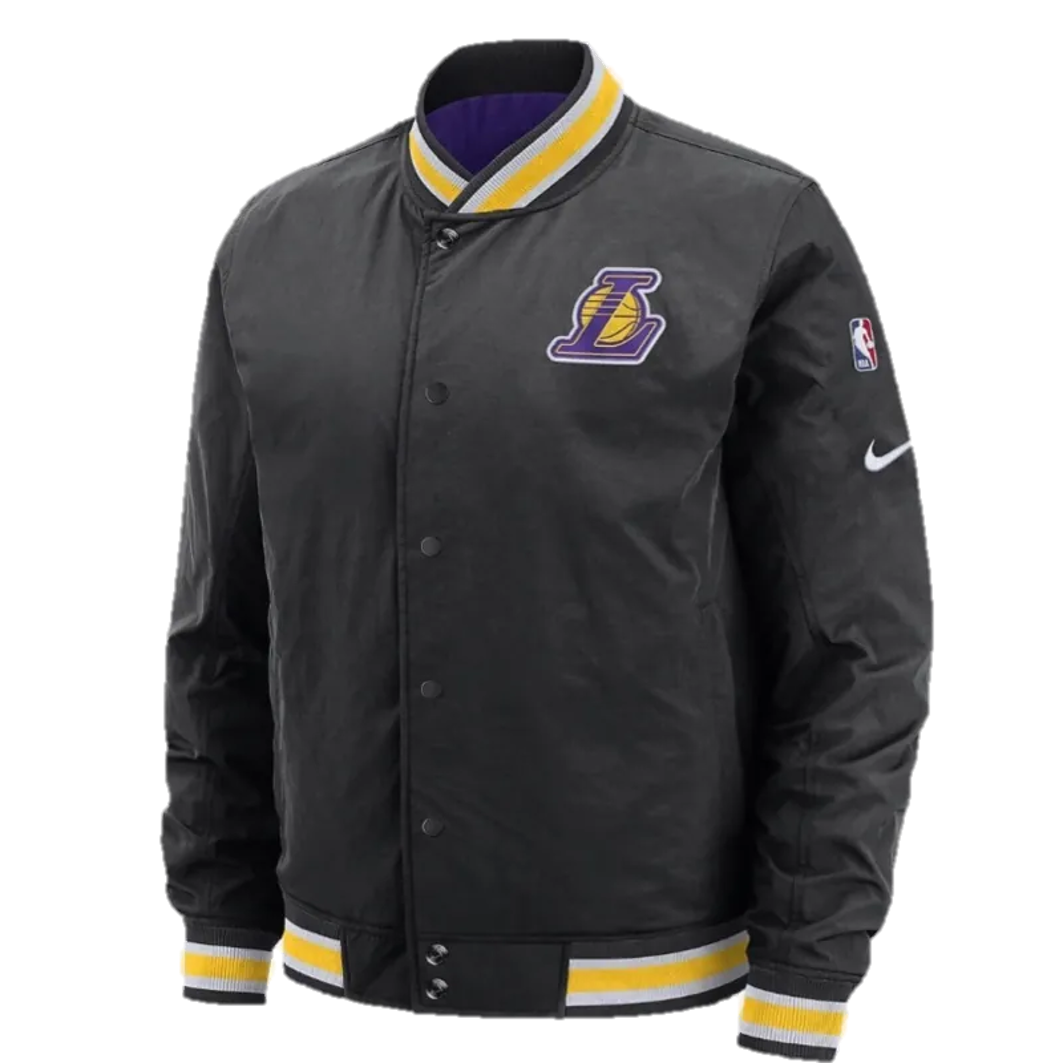 NIKE NBA LAKERS REVERSIBLE WOVEN JACKET