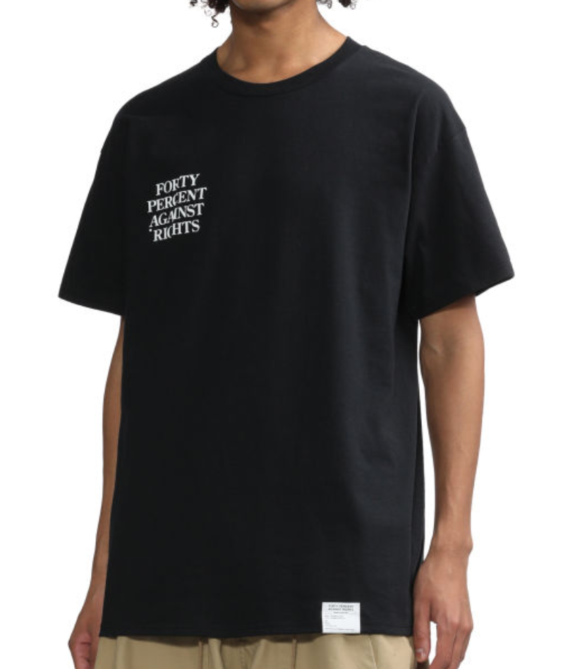FORTY PERCENT AGAINST RIGHTS SS TEE