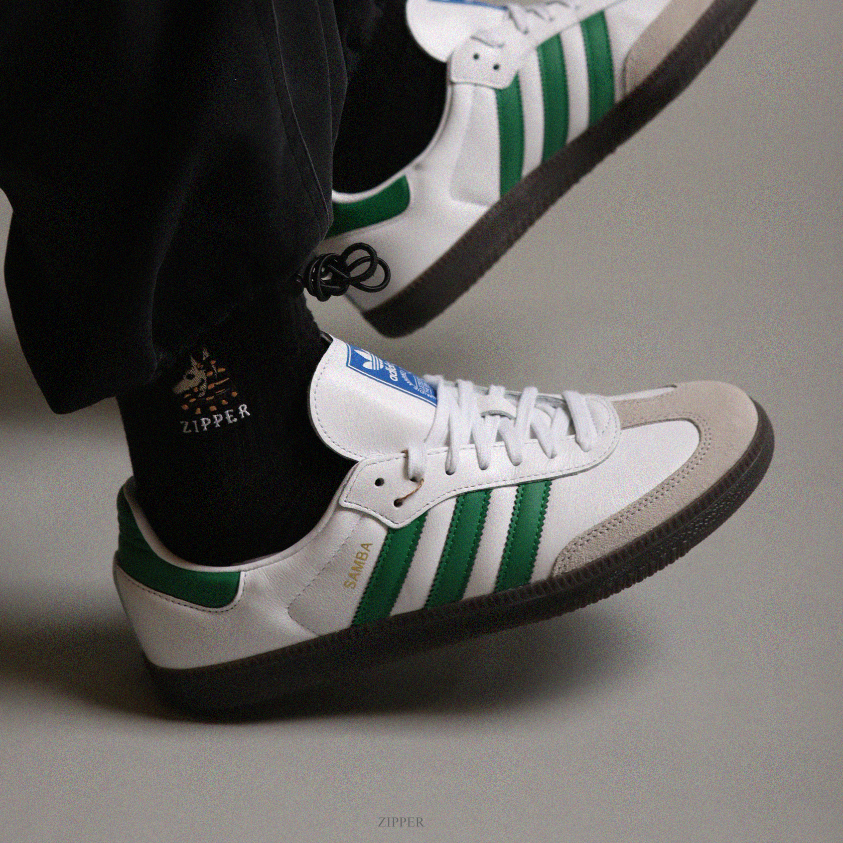 ADIDAS ORIGINALS SAMBA OG WHITE & GREEN 白綠IG1024