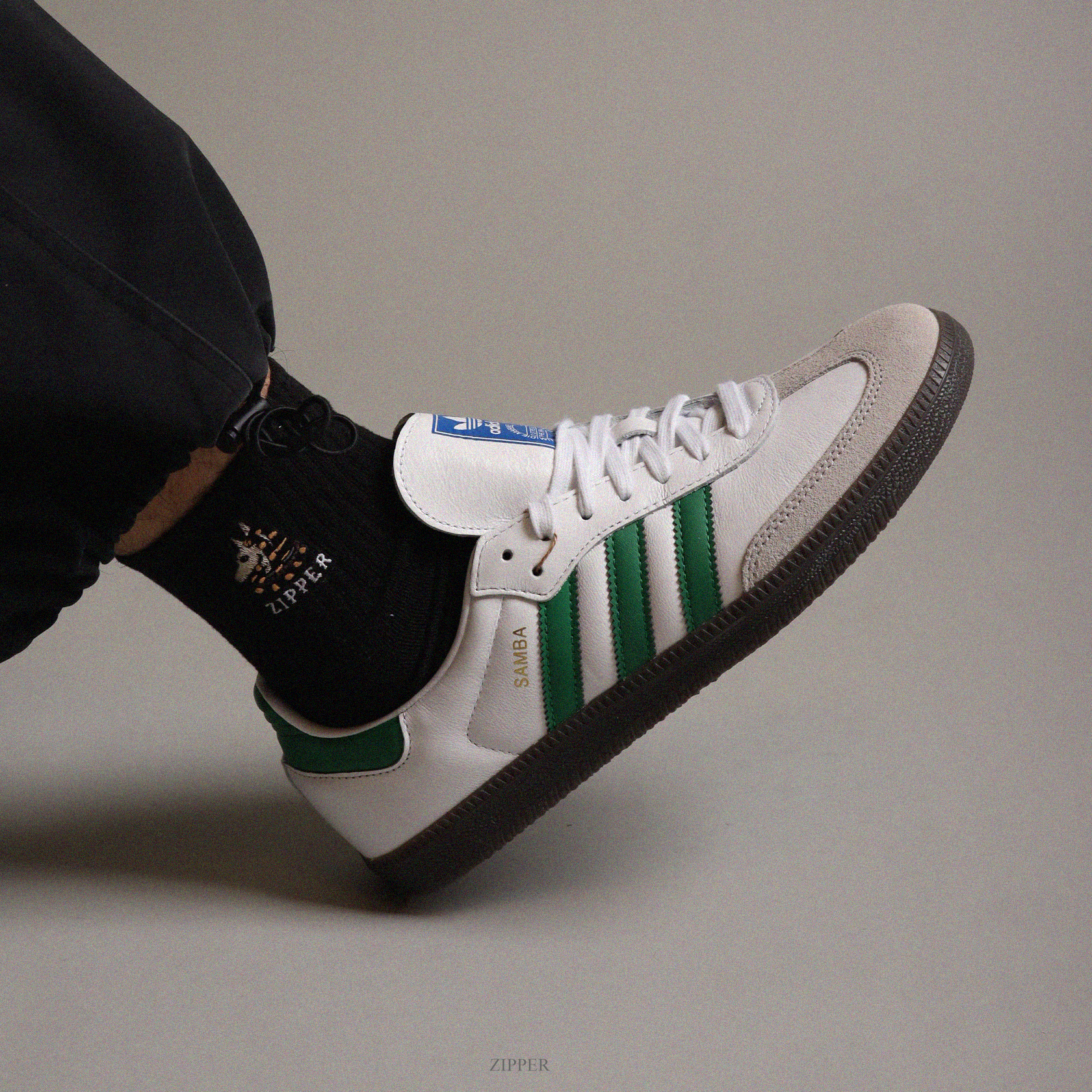 ADIDAS ORIGINALS SAMBA OG WHITE & GREEN 白綠IG1024