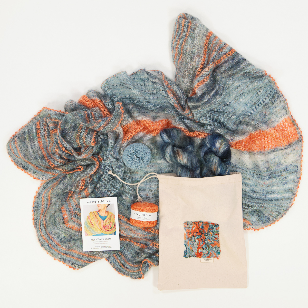 [cowgirlblues] JOYS OF SPRING SHAWL嬉春披肩材料包