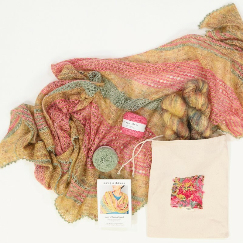 [cowgirlblues] JOYS OF SPRING SHAWL嬉春披肩材料包