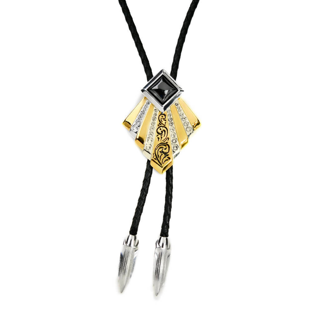 絕代風華 真皮皮繩款 保羅領帶/Bolo Tie/美式領帶 - 快速出貨