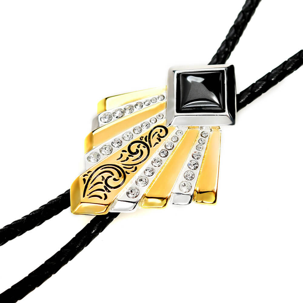 絕代風華 真皮皮繩款 保羅領帶/Bolo Tie/美式領帶 - 快速出貨