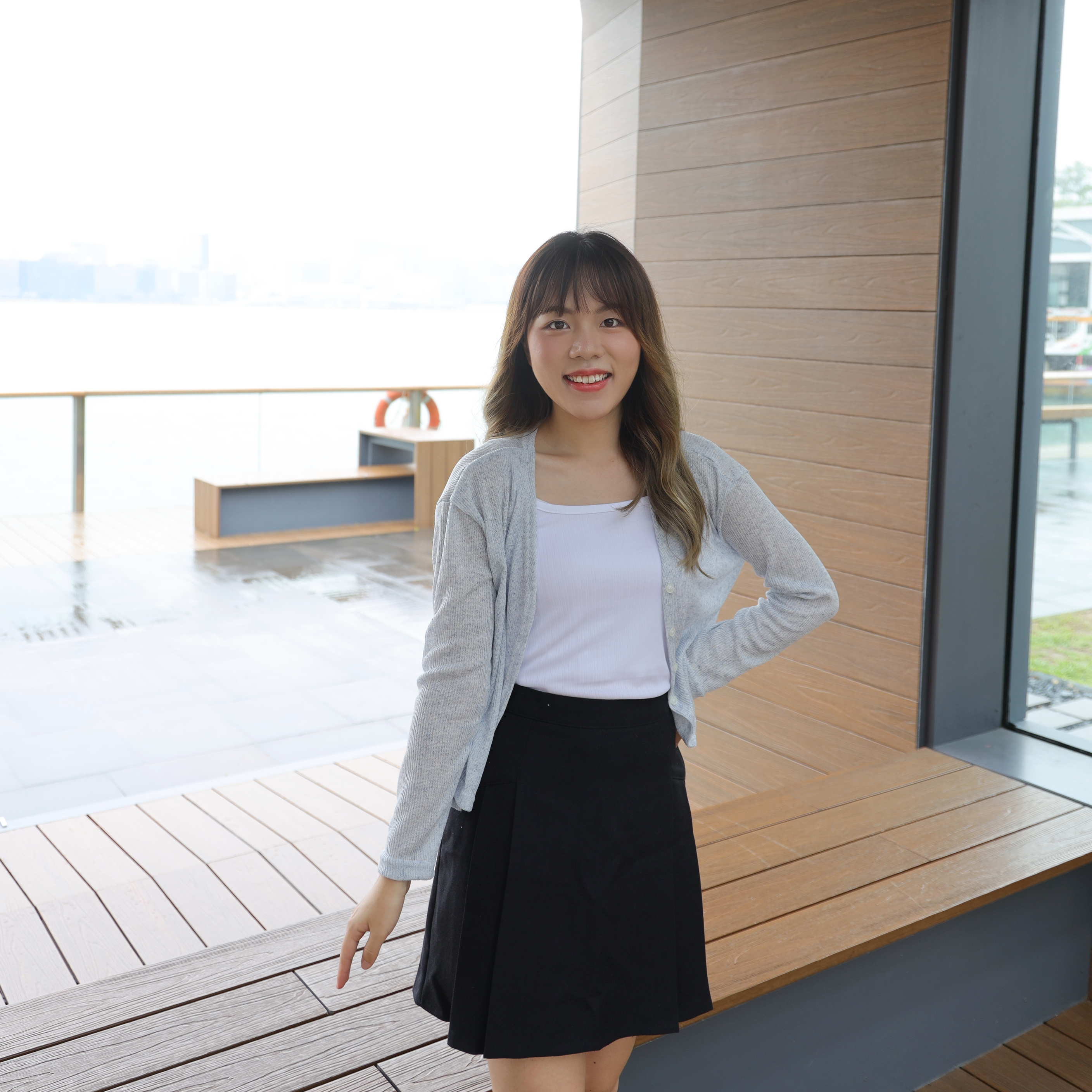 ✨ ||CA131||混和質感夏秋薄短身外套