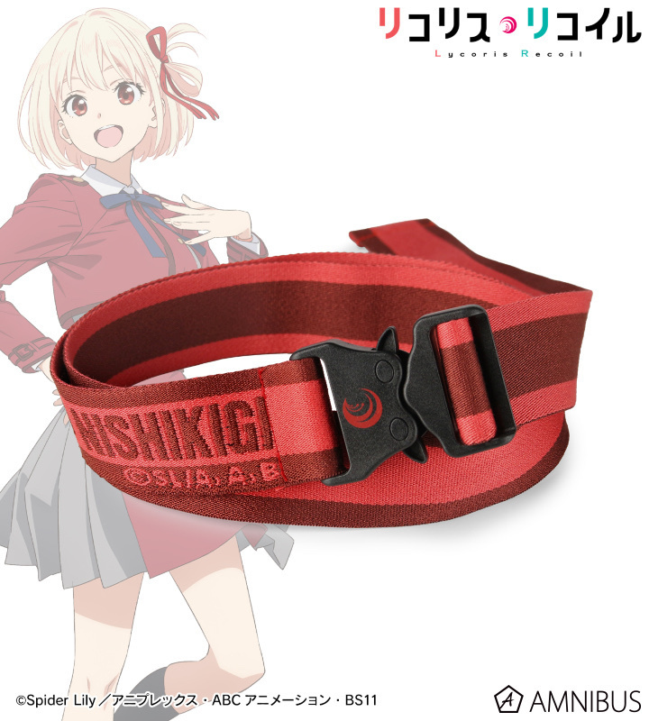 預訂2024/1月 リコリス・リコイル 錦木千束 バックル織りベルト