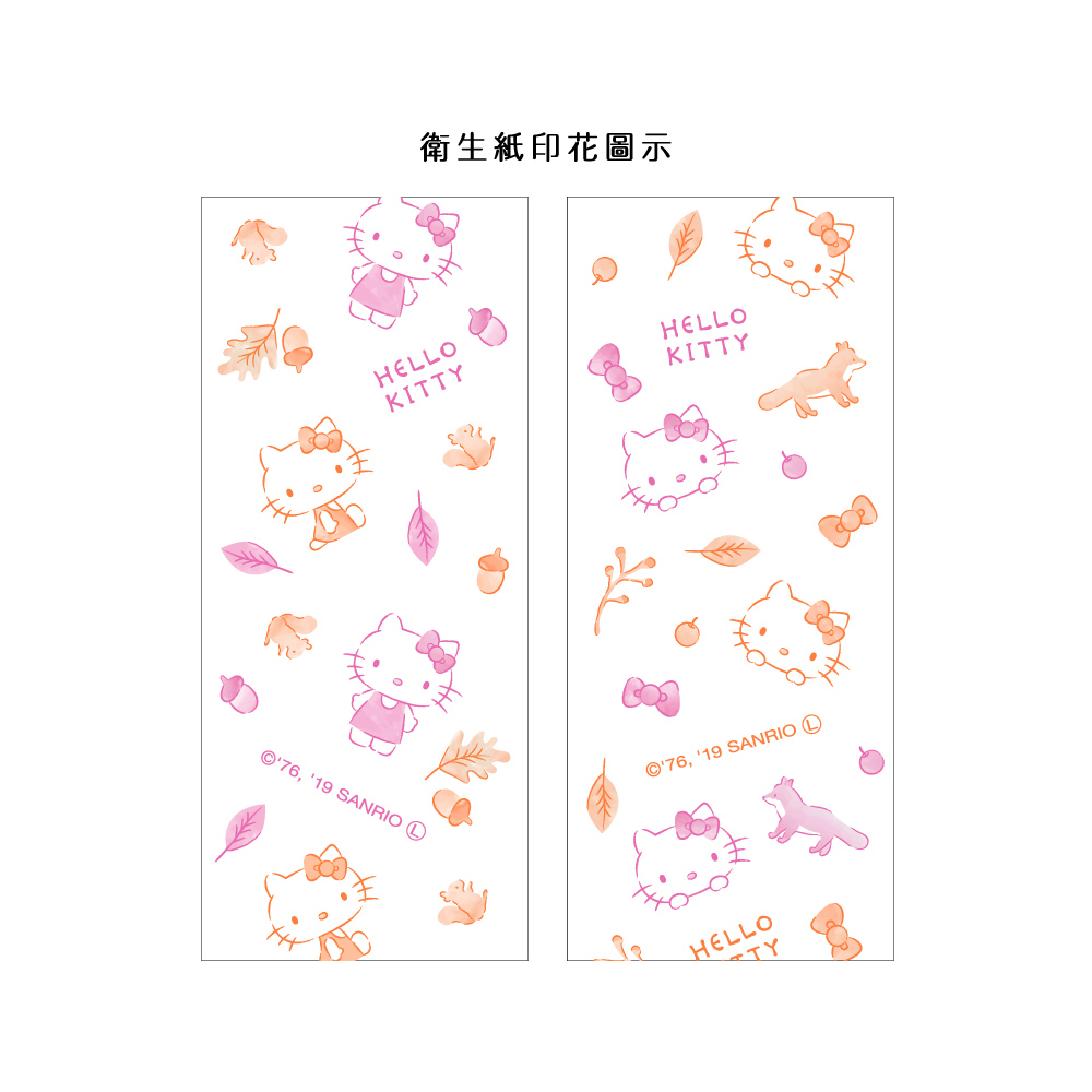 日本秋季kitty印花捲筒衛生紙12入(超商配送限2入)