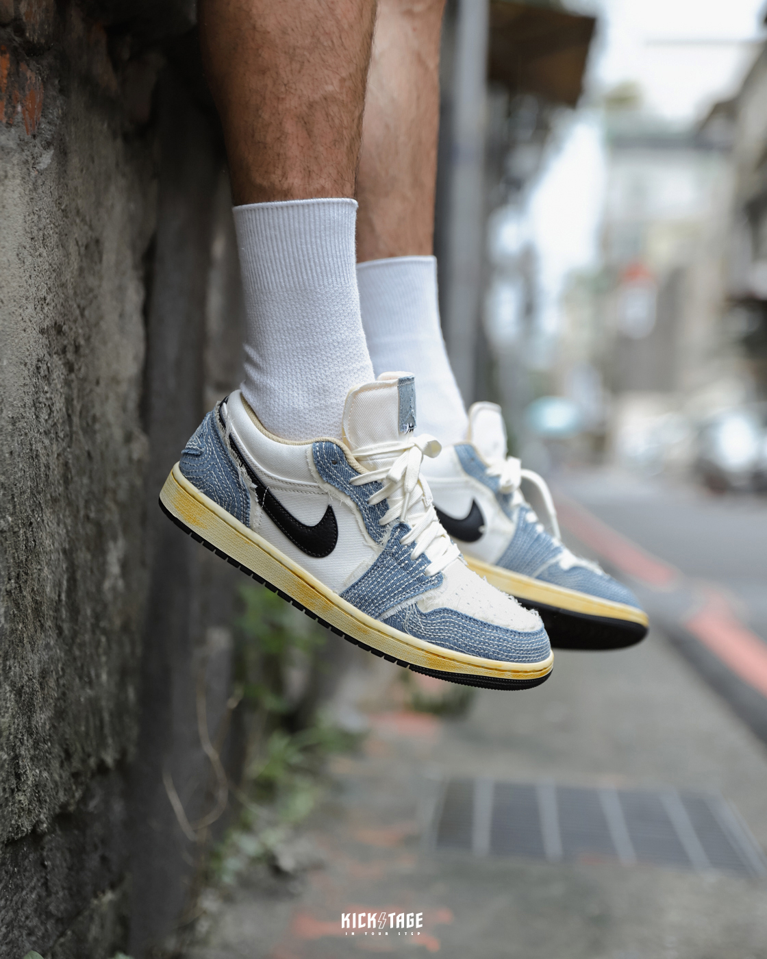 AIR JORDAN 1 LOW WRMK Sashiko Denim 刺仔繡休閒鞋FN7670-493