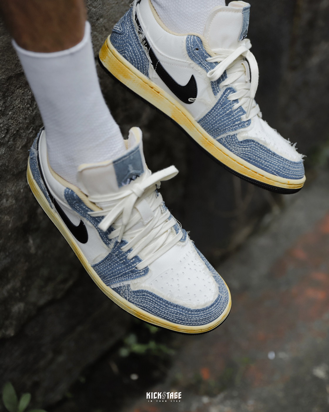 AIR JORDAN 1 LOW WRMK Sashiko Denim 刺仔繡休閒鞋FN7670-493