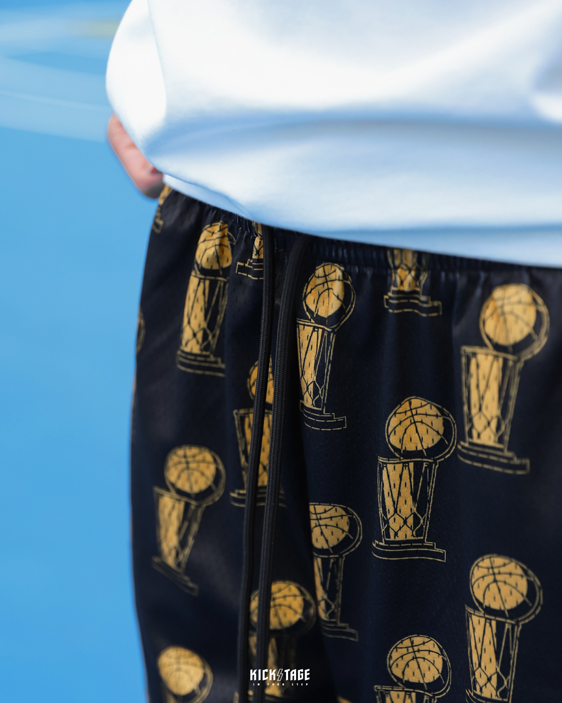 男款Deuce Brand Vibe Shorts 黑色冠軍球褲MVP 抽繩籃球褲短褲