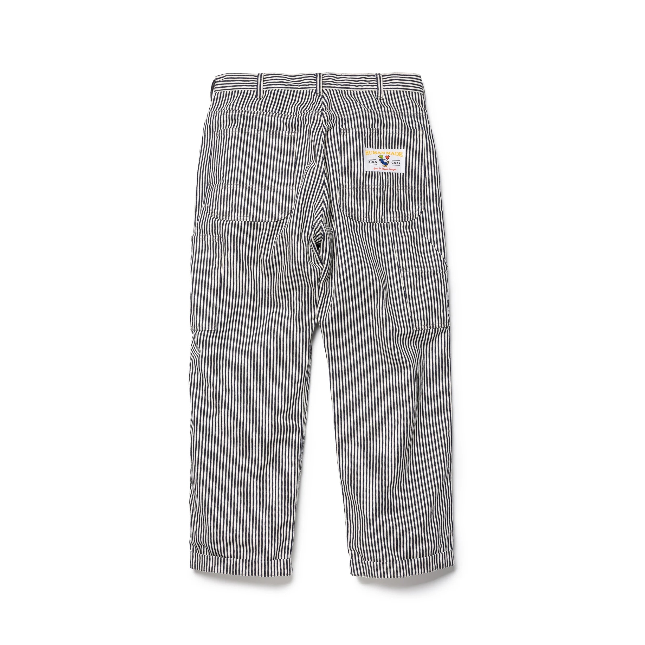 快閃預購】HUMAN MADE HICKORY PAINTER PANTS 黑白條紋長褲畫家褲HM2