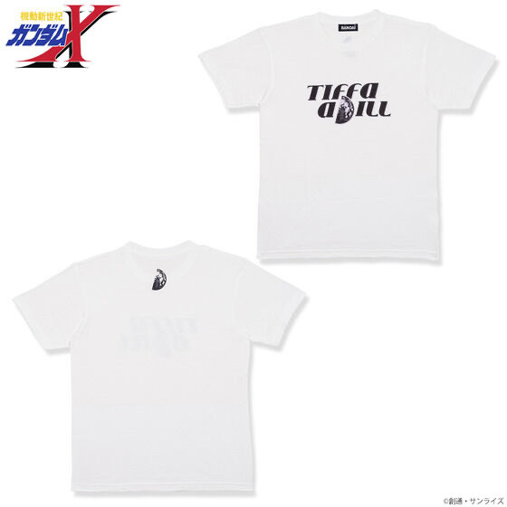 Pbandai 預訂2023/10月 機動新世紀ガンダムX ティファ・アディールシリーズ Tシャツ ホワイト