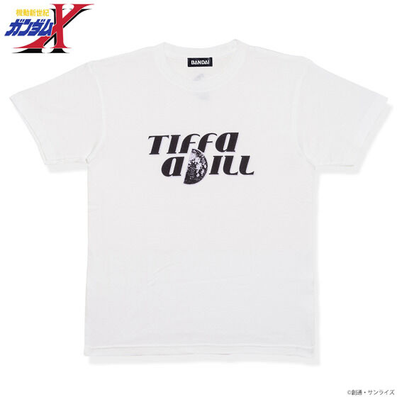 Pbandai 預訂2023/10月 機動新世紀ガンダムX ティファ・アディールシリーズ Tシャツ ホワイト