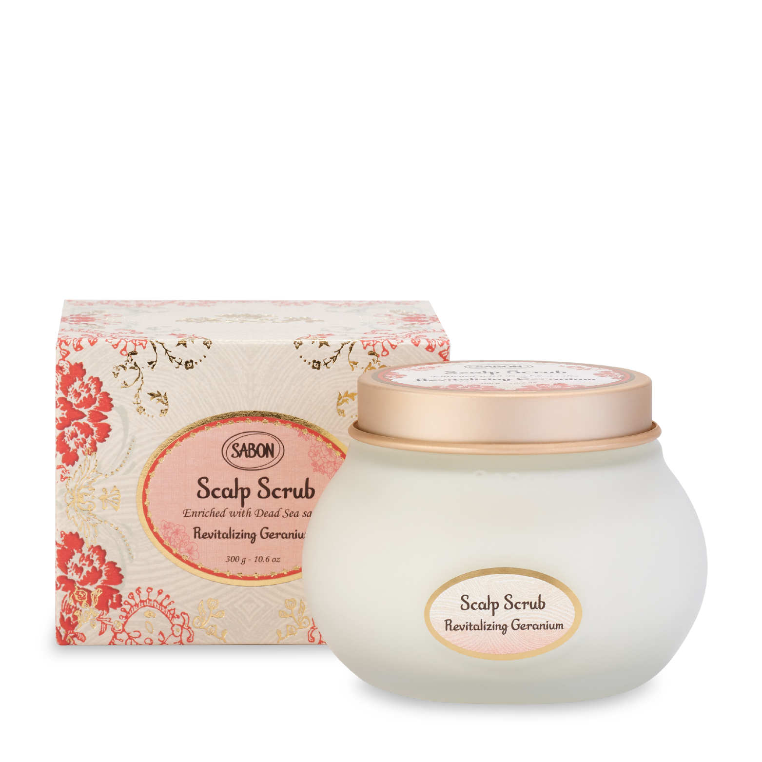 賦活天竺葵死海鹽頭皮磨砂膏300g