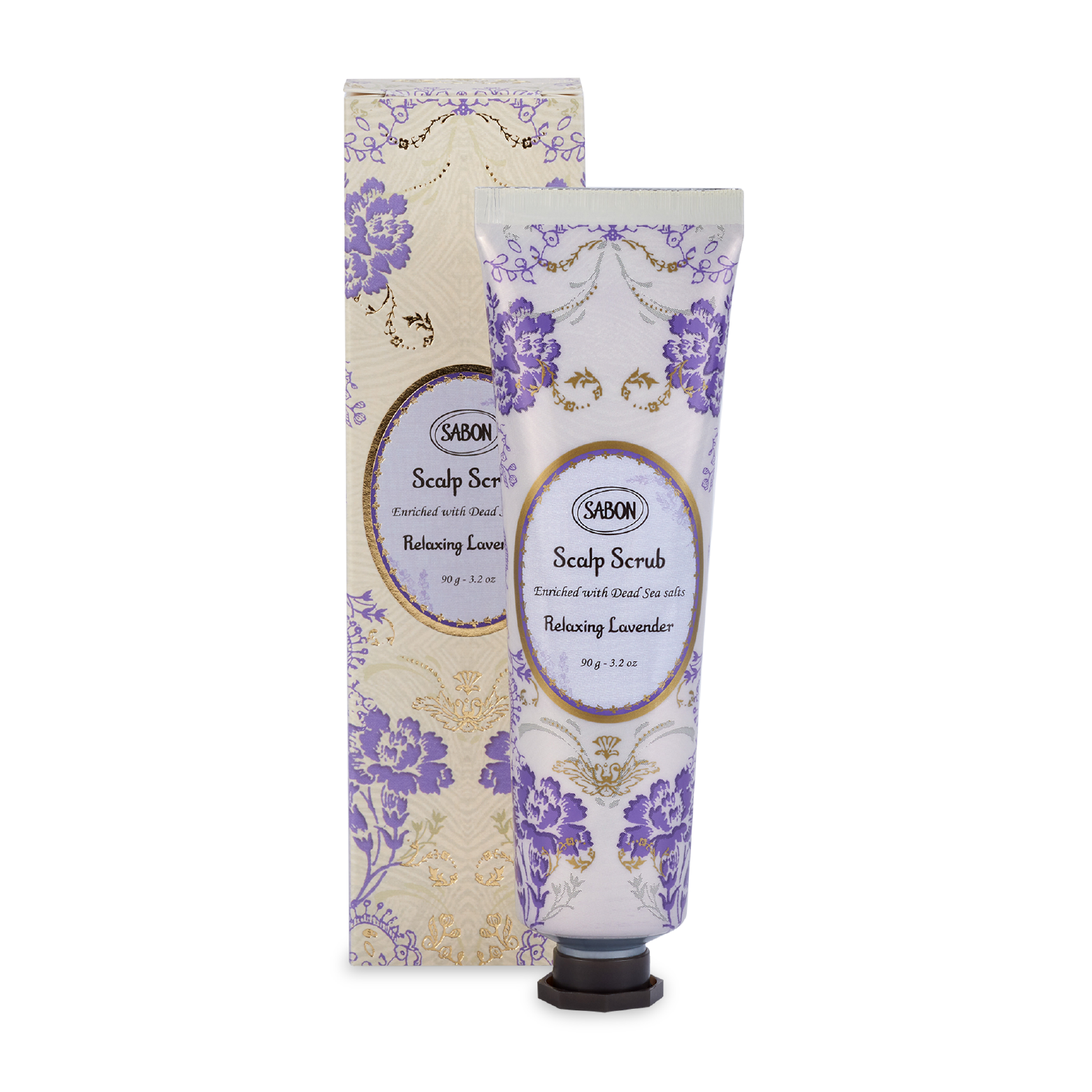 舒緩薰衣草死海鹽頭皮磨砂膏90g