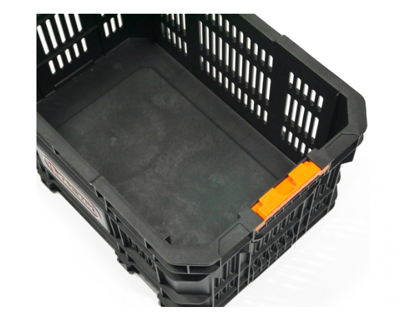 "TACTIX" 20"加厚黑色膠工具箱(新扣)
