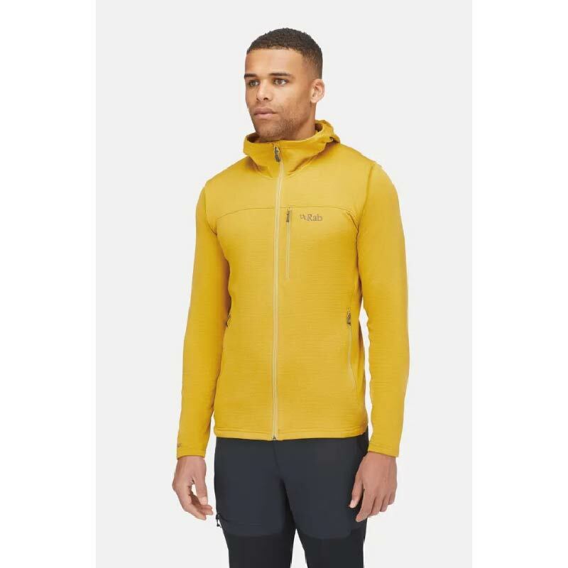 RAB 英國 Graviton Hoody 撒哈拉黃 保暖透氣刷毛外套 男款 04RAQFF55