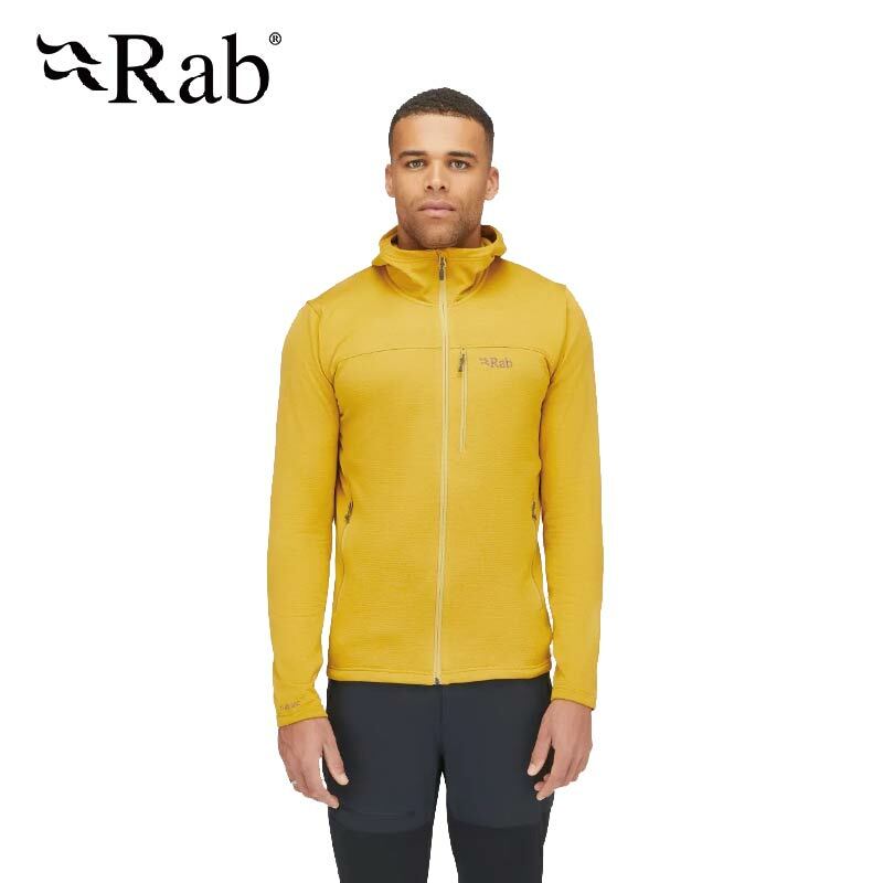 RAB 英國 Graviton Hoody 撒哈拉黃 保暖透氣刷毛外套 男款 04RAQFF55