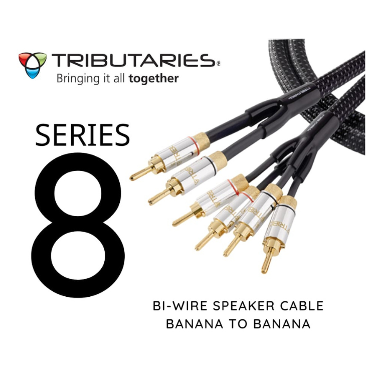 Tributaries 8BW mkii Bi-Wire 喇叭線  (5N LC-OFC線性大晶體無氧銅) (1對)