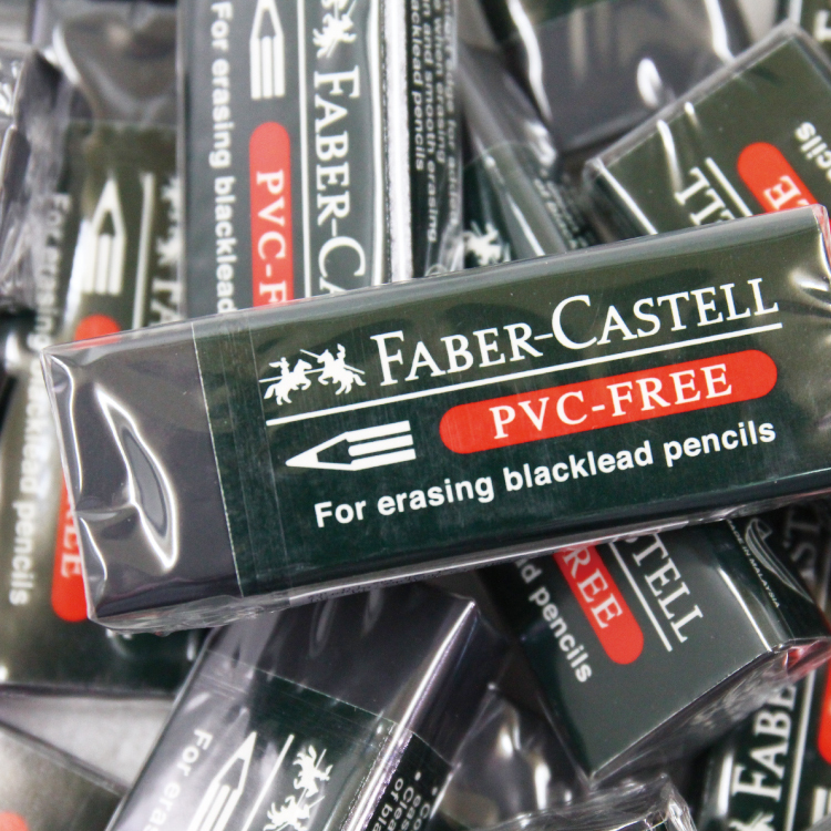 德國 Faber-Castell 輝柏 色鉛筆塑膠擦 新舊包裝隨機出貨