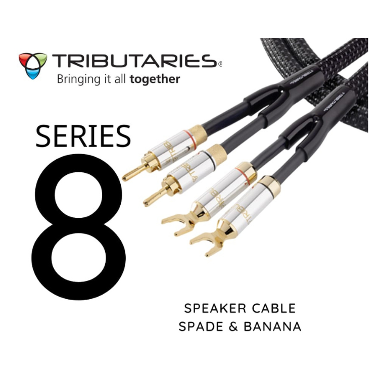 Tributaries 8SP 喇叭線 (5N LC-OFC線性大晶體無氧銅) (1對)