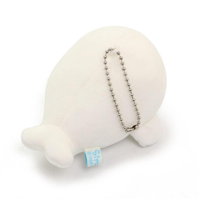 Sirotan 絨毛鑰匙圈吊飾珠錬鐵-東京小白10cm