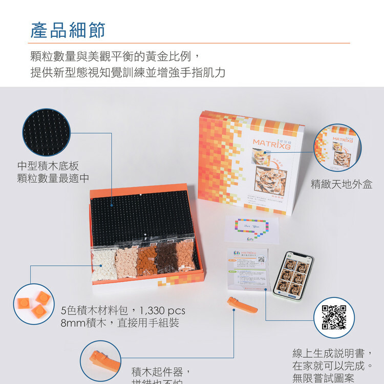 《 BrickNet積木畫 》 【無須客製 • 禮物 • 馬賽克磚】 MATRIXG 麥萃積 經典積木大頭貼