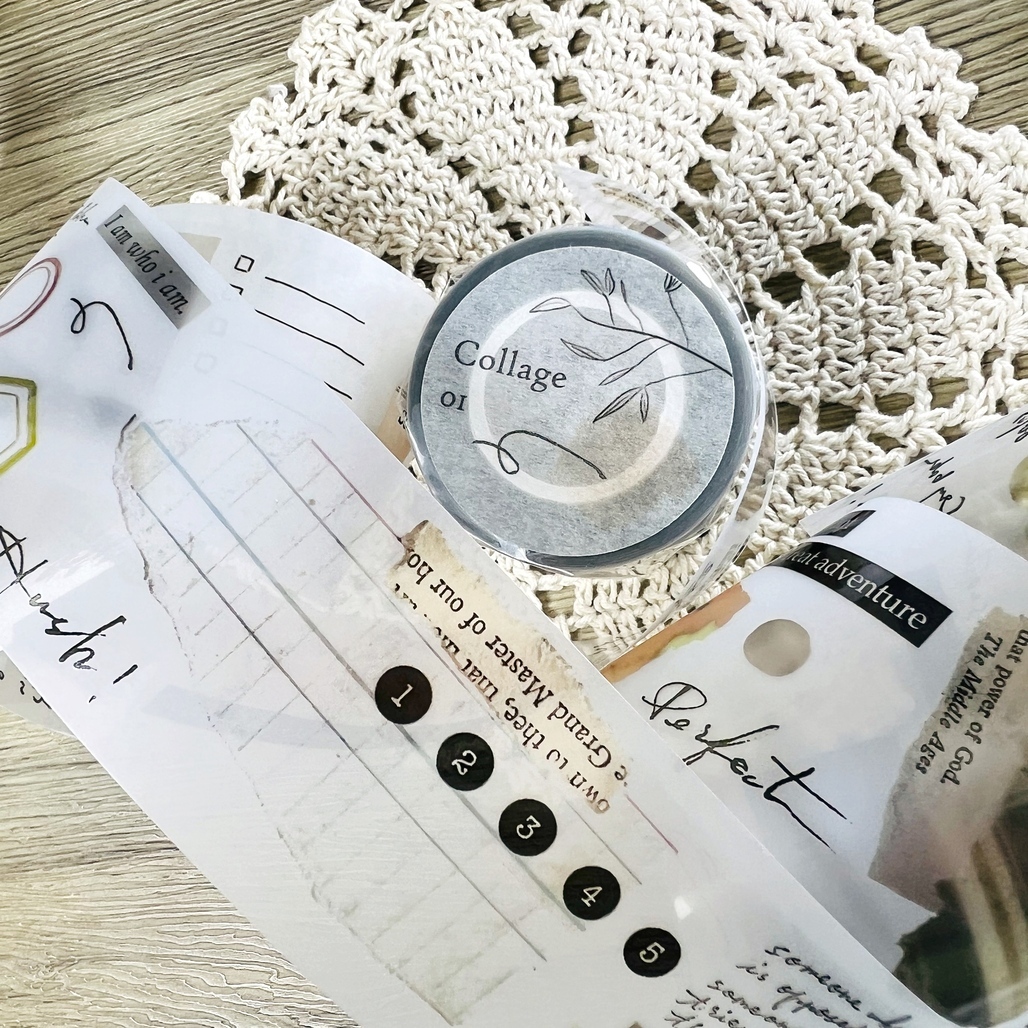 什物． Collage 01 5cm霧面PET膠帶 <整捲/分裝>