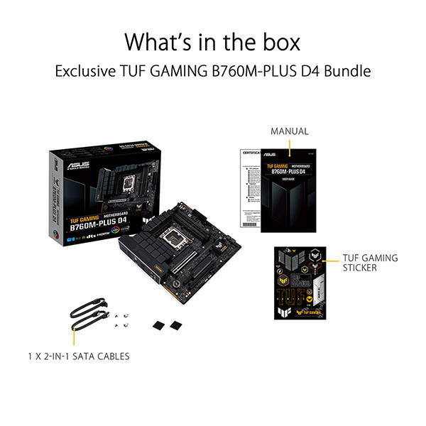 【美品】ASUS TUF GAMING B760M-PLUS D4 TUF GAMING B760-PLUS WIFI D4 | Motherboards | ASUS UK