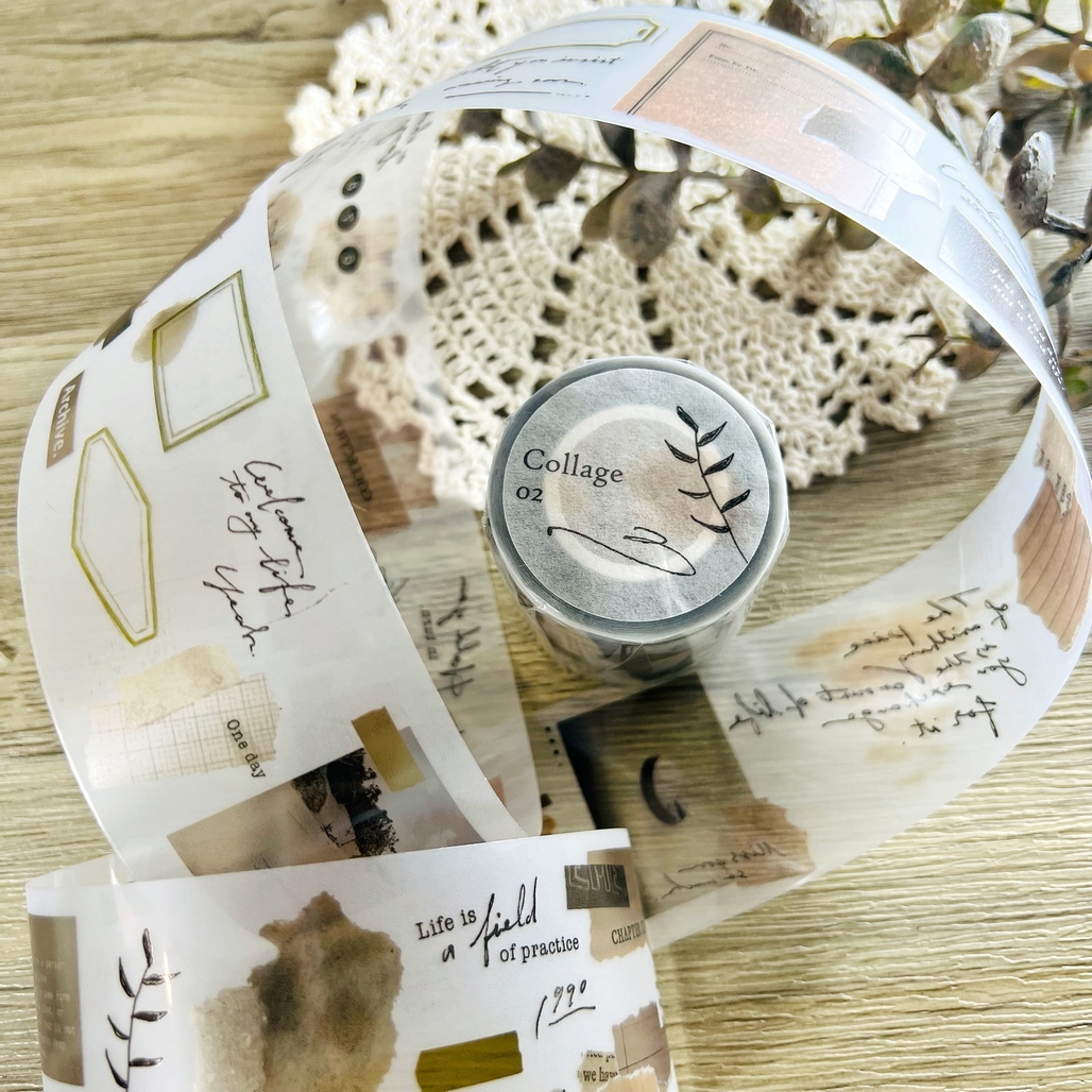 什物． Collage 02 5cm霧面PET膠帶 <整捲/分裝>