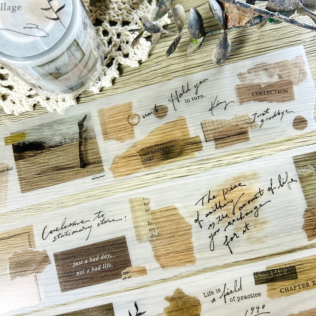 什物． Collage 02 5cm霧面PET膠帶 <整捲/分裝>