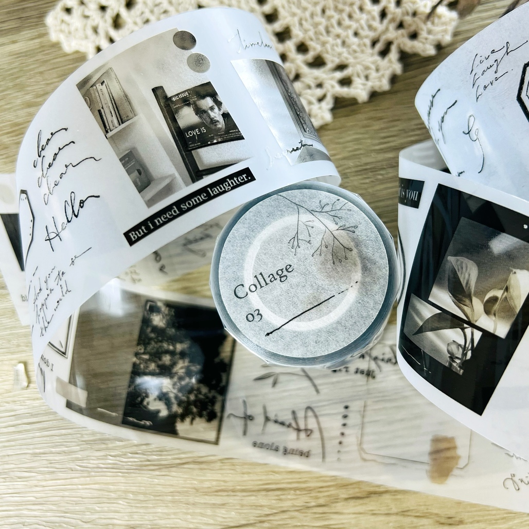 什物． Collage 03 5cm霧面PET膠帶 <整捲/分裝>