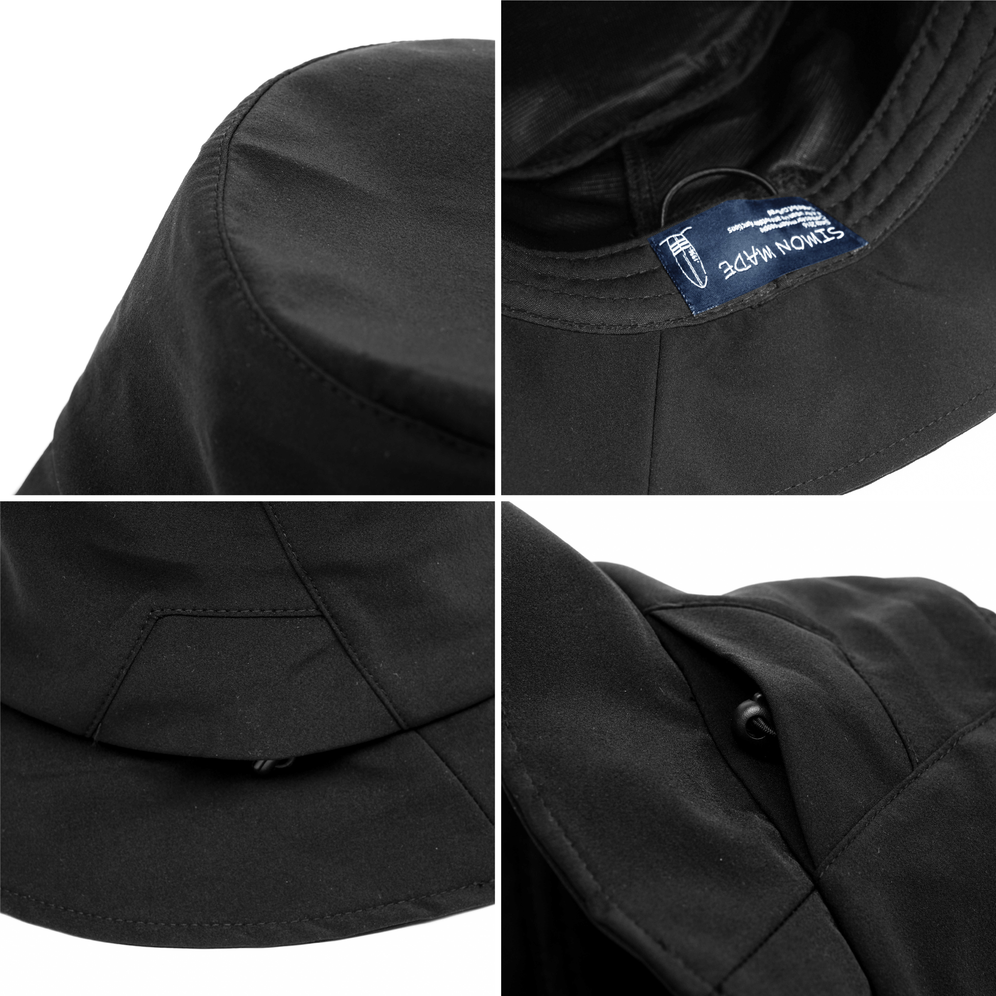 SIMON MADE AC-003 仿棉尼龍 機能 分割 防曬 漁夫帽