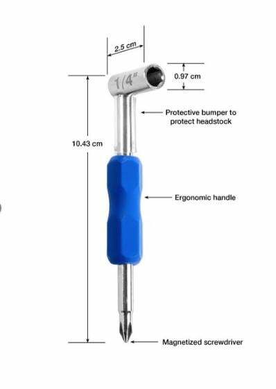 MusicNomad MN231 1/4" 內六角 板手琴頸 調整工具 Taylor 適用