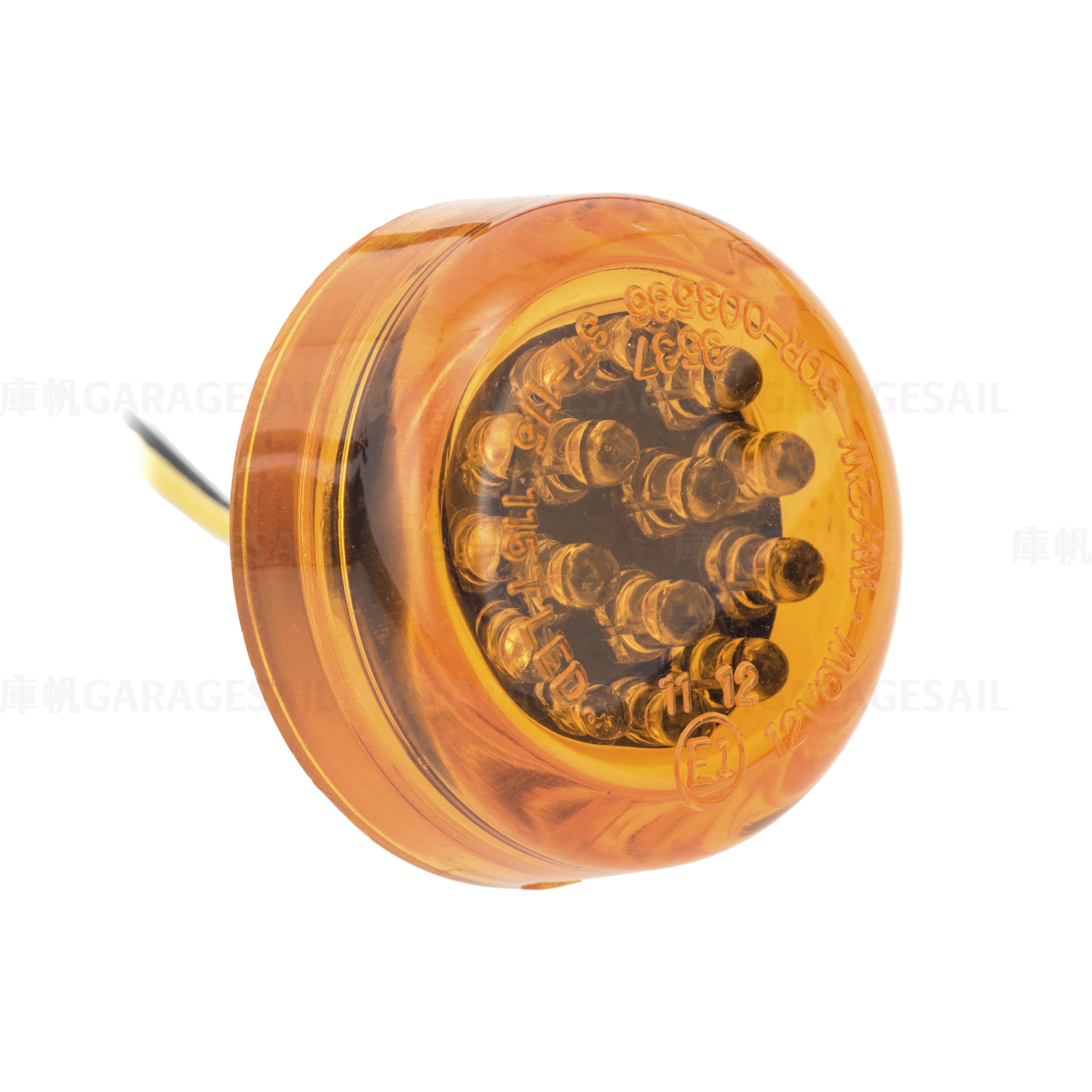 LED 方向燈 小圓 M30 橘