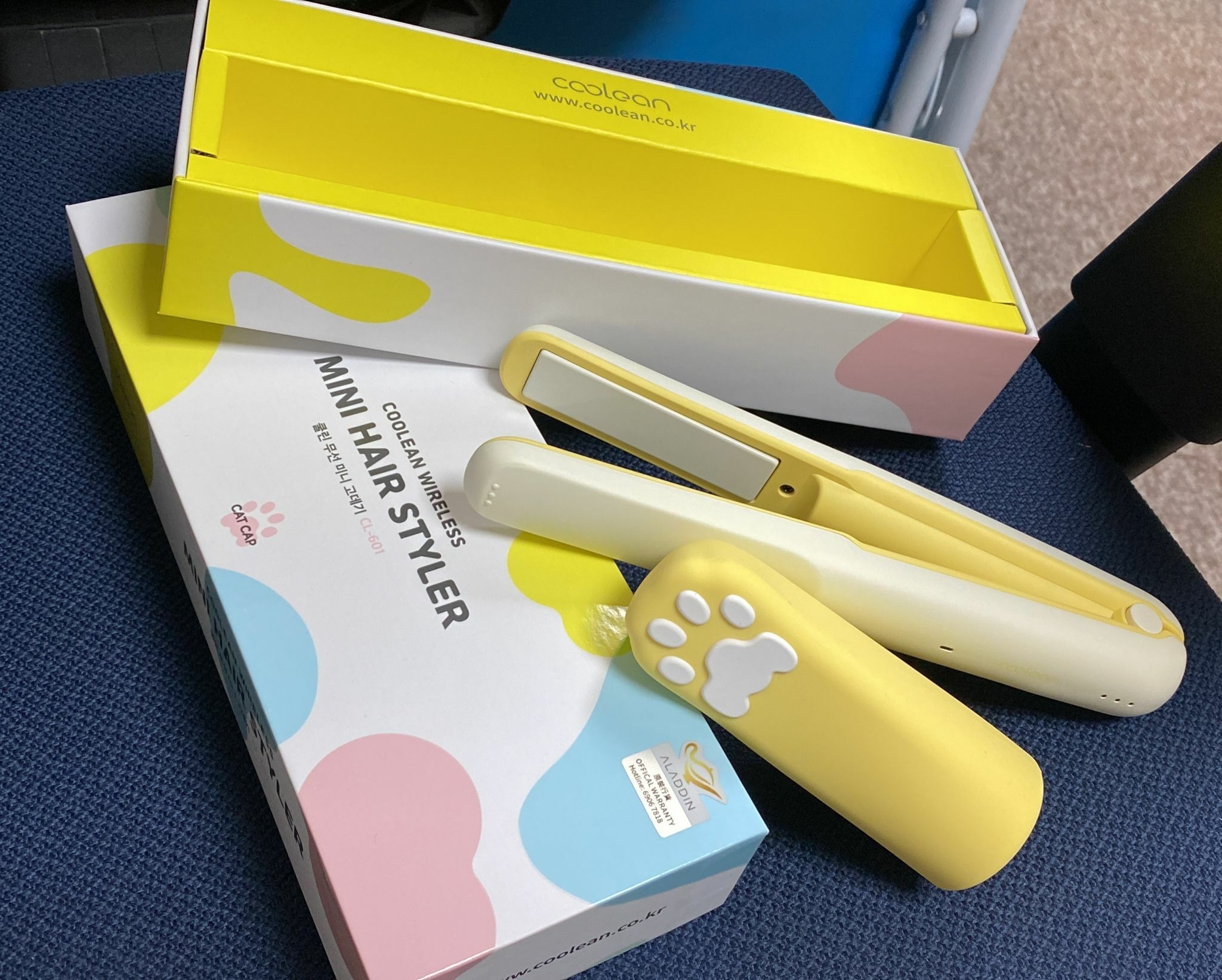 coolean - Coolean BVLY無線迷你直髮夾[隨身帶