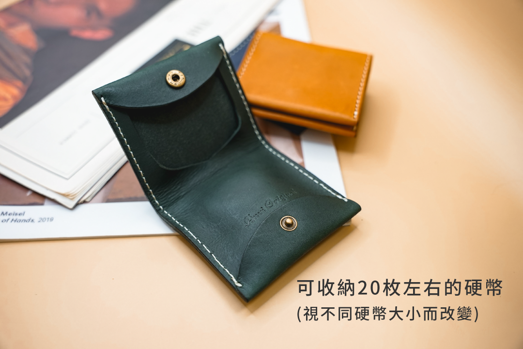 3D フリップ小銭入れコインバッグ本革小銭入れ小さな財布ホットスタンピング/エンボス加工でカスタマイズ可能 - コインケース・小銭入れ - 革