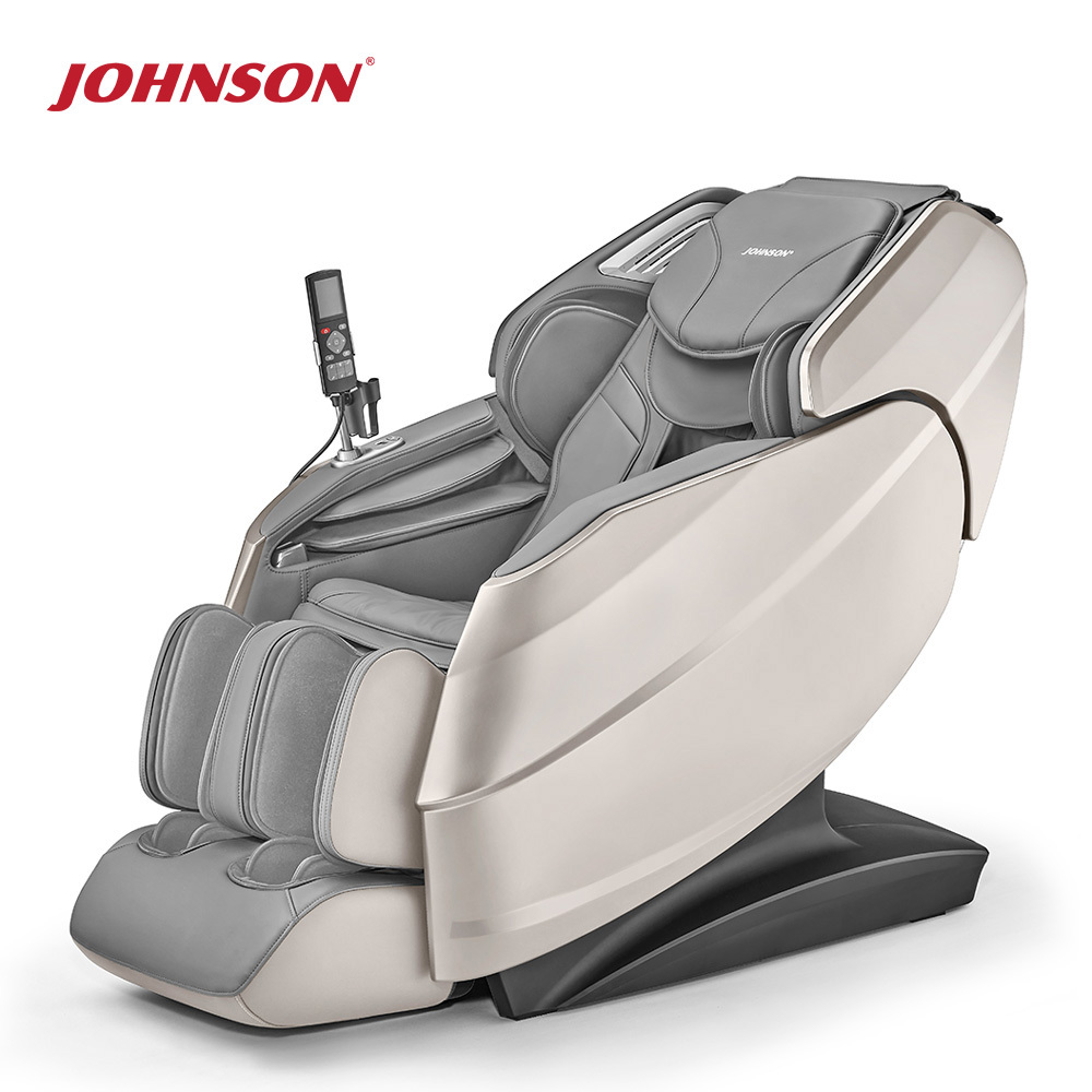 【喬山】JOHNSON 琉光椅-A395按摩椅(暮光棕/曙光灰)