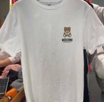 [S] MOSCHINO UNDERBEAR SMALL LOGO SHORT SLEEVE T-SHIRT,WHITE, V1V0784-4410-0001 (SM612)