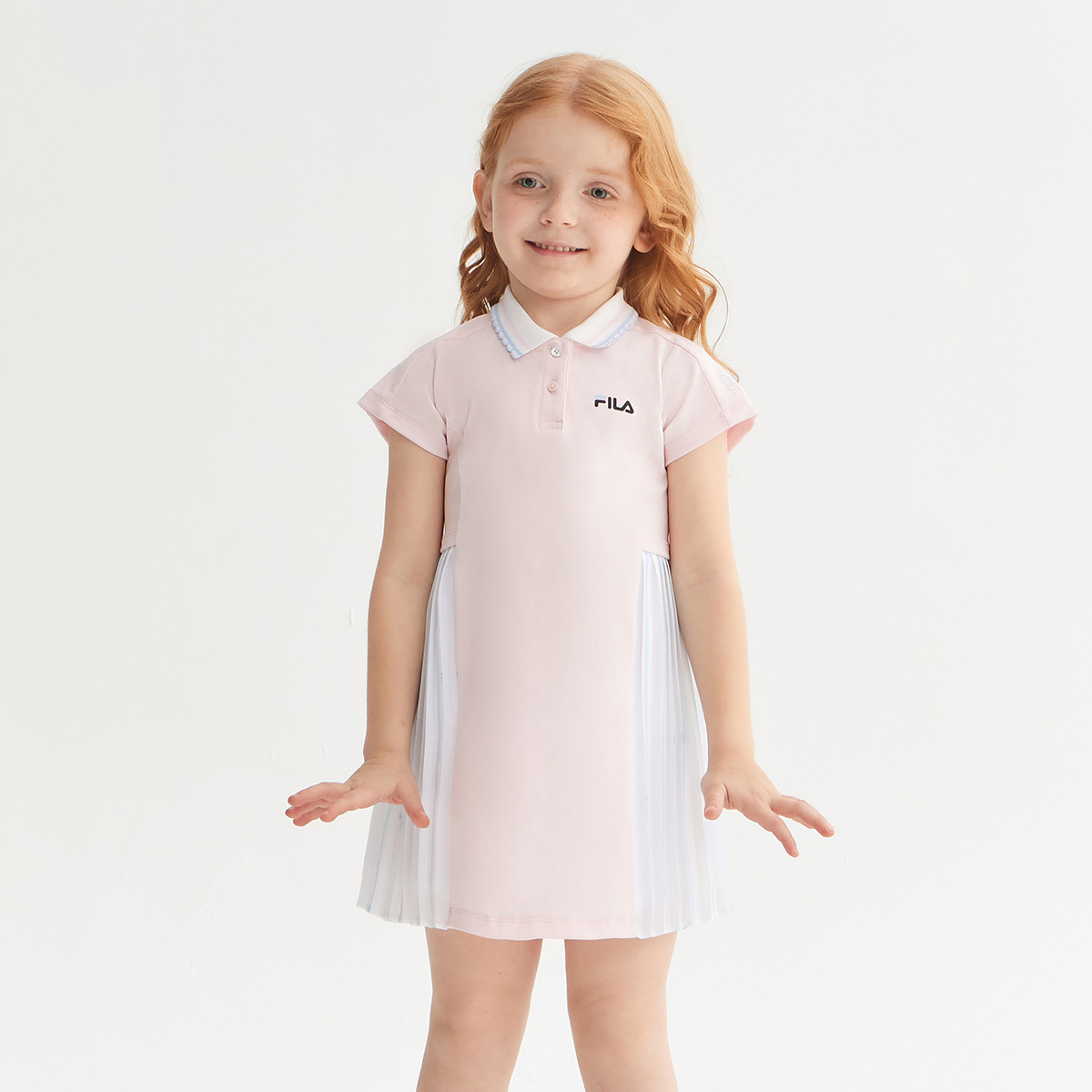 FILA KIDS FILA Logo Cotton Dress