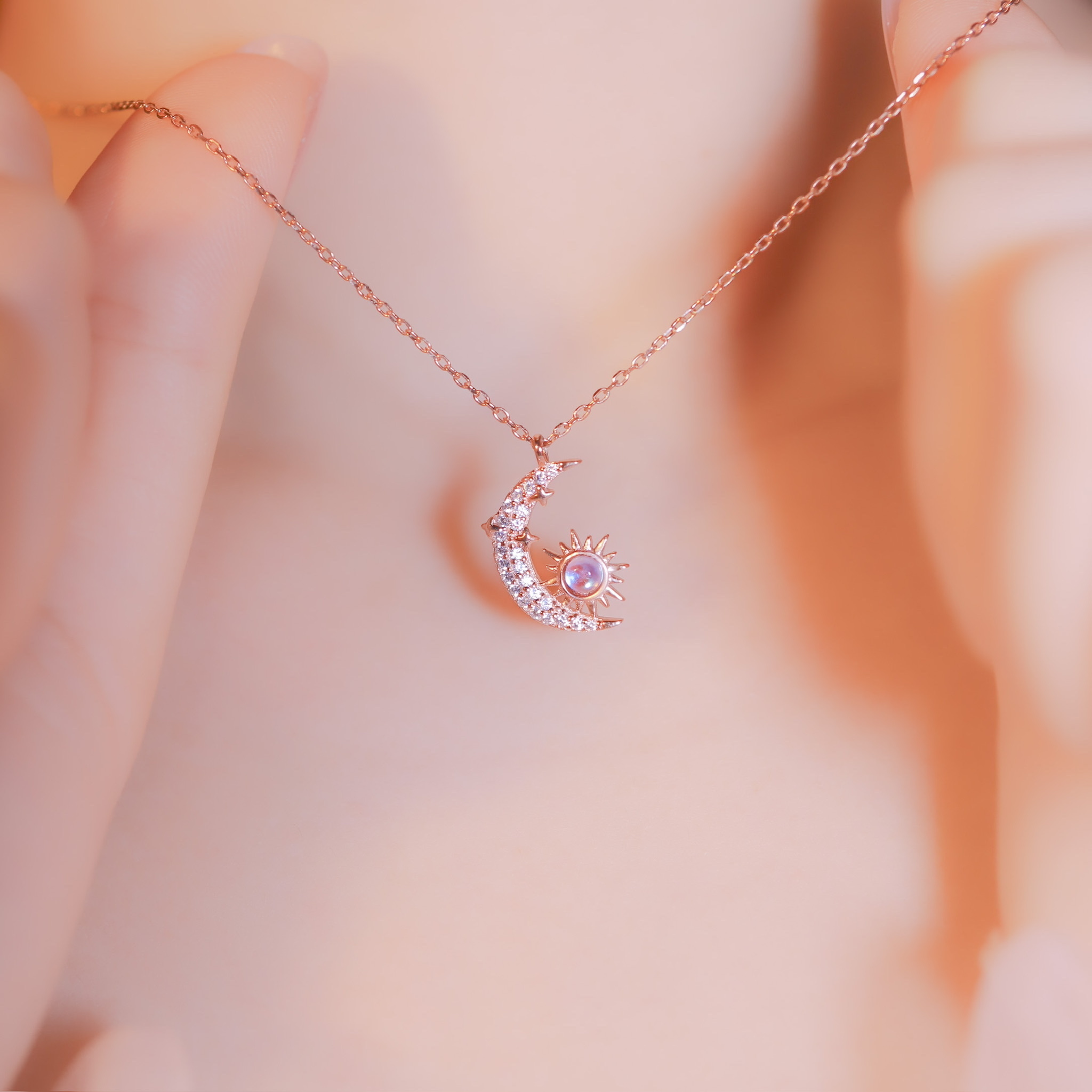 | 925 Silver・White Gold・Rose Gold | Love Dairy Necklace（Silver / Rose Gold） | NE0538 |