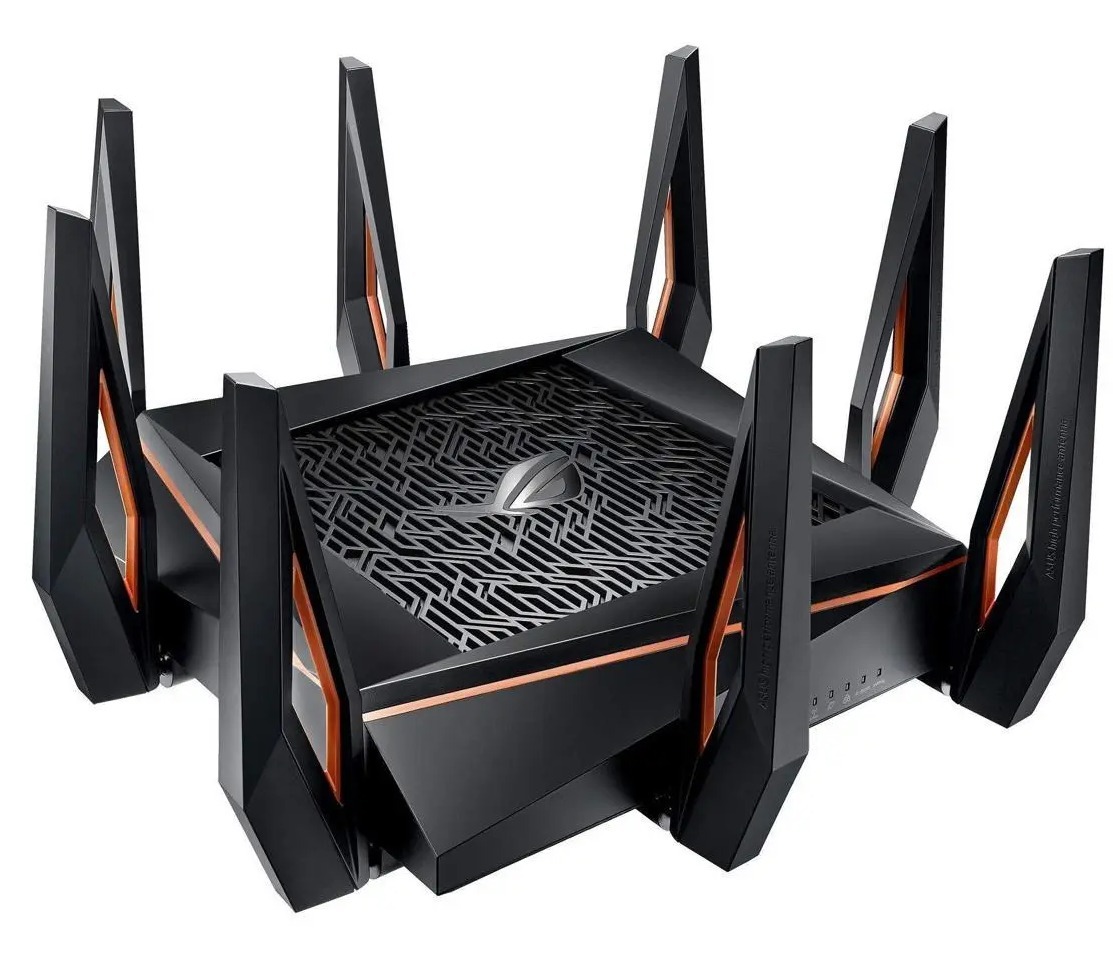 ASUS 華碩 ROG Rapture GT-AX11000 三頻旗艦機皇 電競路由器(2.5G 電競連接埠|傳輸速度11000Mbps)(平行進口)