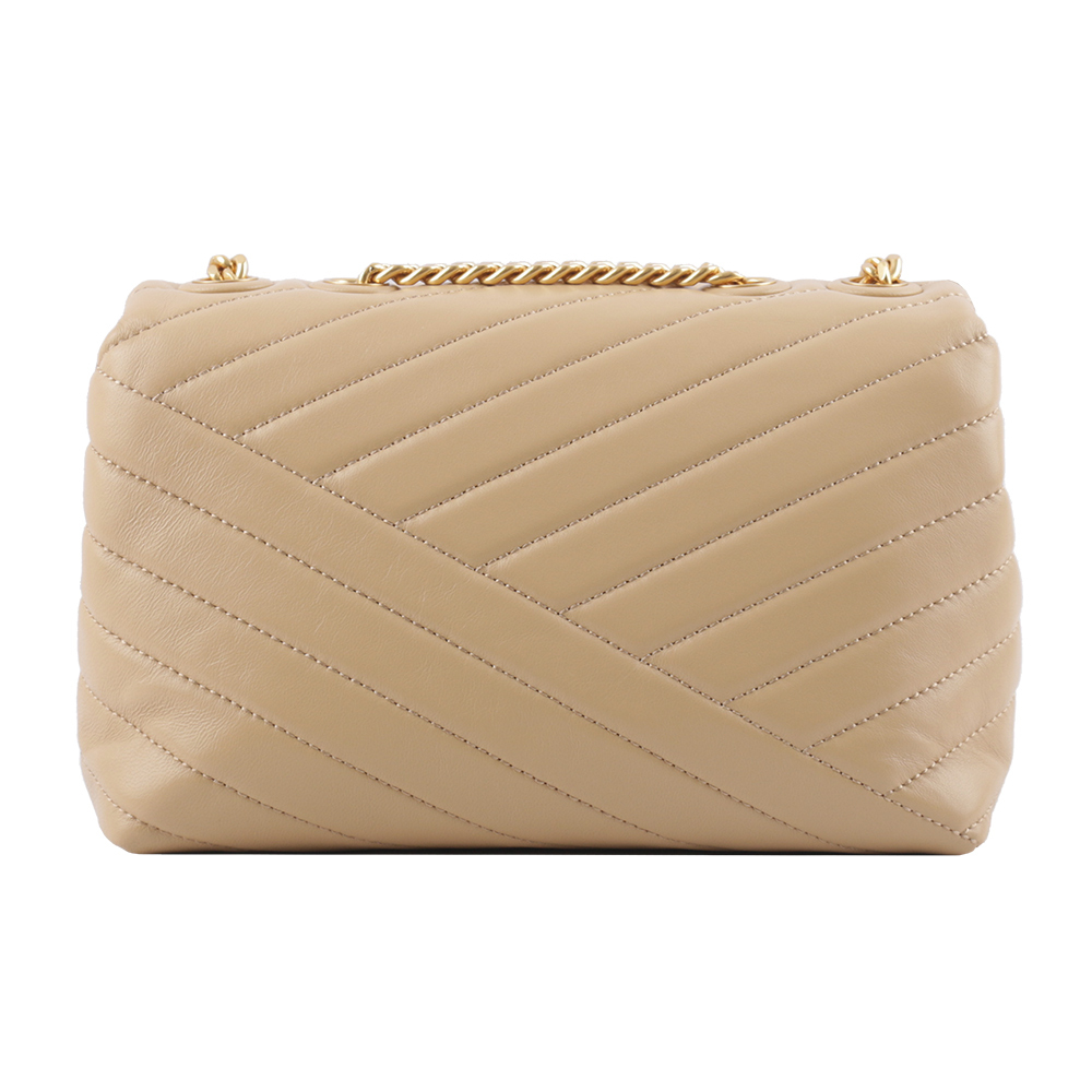 【TORY BURCH】Kira 縫線設計小款肩背/斜背二用包(沙漠色) 90452 251