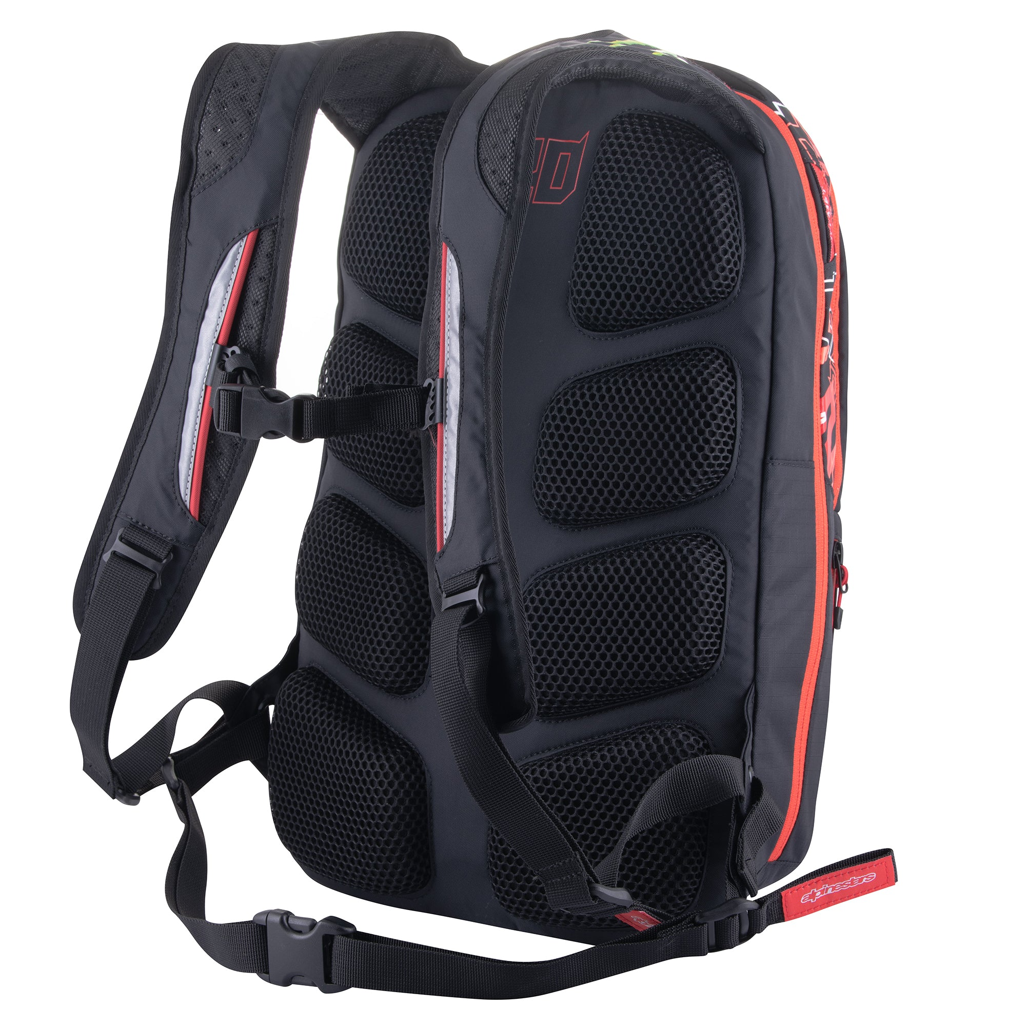 ALPINESTARS FQ20 CITY HUNTER MONSTER 黑亮紅 騎士 後背包 可掛安全帽 防水袋 25L 臘肉 鬼爪