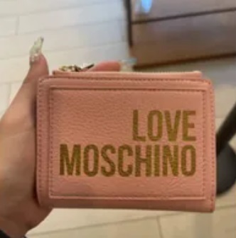 [S] LOVE MOSCHINO JC5690PP0EKC0600 SMALL WALLET,PINK, 8054400690721 (SLM168)