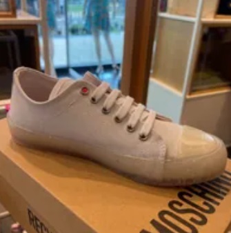 [S] LOVE MOSCHINO SNEAKERD.ECO30,CANVAS BIANCO, JA15363G0CJJ0100 (SLM173)